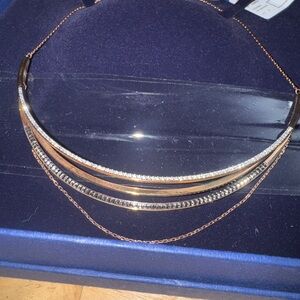 Swarovski Gold and Silver Necklace
